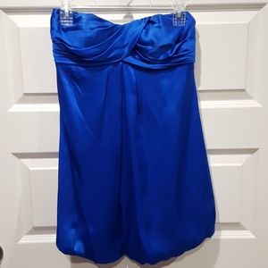 Blue cocktail dress